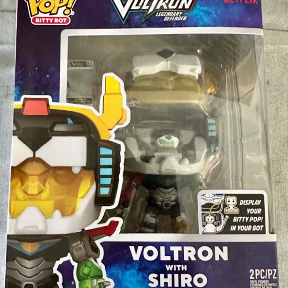 Voltron: Legendary Defender Voltron with Shiro Funko Bitty Pop! Bitty Bot Vinyl - Picture 2 of 4